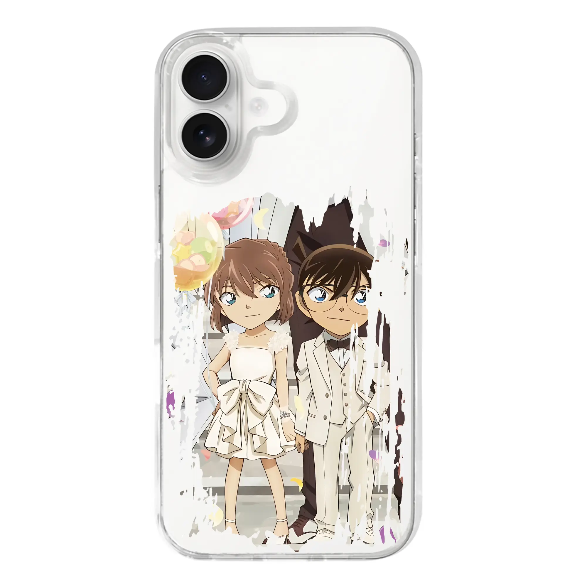 名探偵コナン グッズ 灰原 哀 - iPhone 17シリーズ 透明スマホケース – 薄型・耐衝撃・精密フィット保護カバー